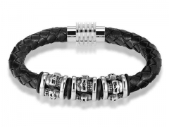 HY Wholesale Leather Jewelry Popular Leather Bracelets-HY0117B242