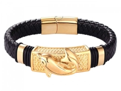 HY Wholesale Leather Jewelry Popular Leather Bracelets-HY0117B422