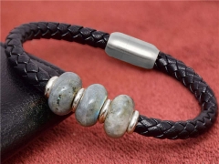 HY Wholesale Leather Jewelry Popular Leather Bracelets-HY0118B745