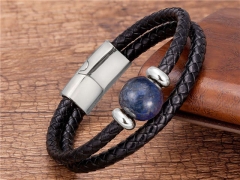 HY Wholesale Leather Jewelry Popular Leather Bracelets-HY0118B771