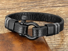 HY Wholesale Leather Jewelry Popular Leather Bracelets-HY0118B228