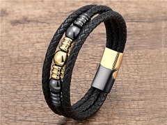 HY Wholesale Leather Jewelry Popular Leather Bracelets-HY0118B131