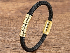 HY Wholesale Leather Jewelry Popular Leather Bracelets-HY0118B133