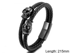 HY Wholesale Leather Jewelry Popular Leather Bracelets-HY0108B010
