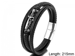 HY Wholesale Leather Jewelry Popular Leather Bracelets-HY0108B041
