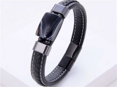 HY Wholesale Leather Jewelry Popular Leather Bracelets-HY0118B259
