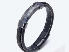 HY Wholesale Leather Jewelry Popular Leather Bracelets-HY0118B406