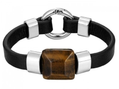 HY Wholesale Leather Jewelry Popular Leather Bracelets-HY0117B349