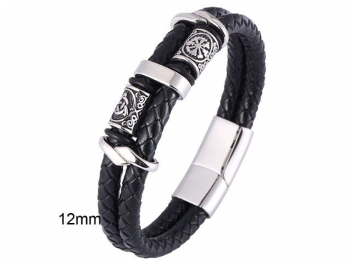 HY Wholesale Leather Jewelry Popular Leather Bracelets-HY0010B0618