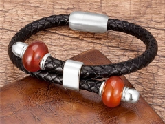 HY Wholesale Leather Jewelry Popular Leather Bracelets-HY0118B714