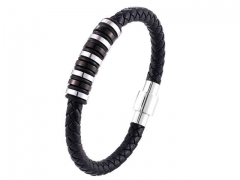 HY Wholesale Leather Jewelry Popular Leather Bracelets-HY0117B213