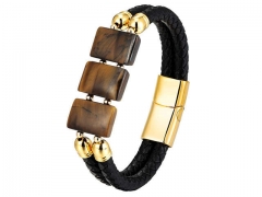 HY Wholesale Leather Jewelry Popular Leather Bracelets-HY0117B368