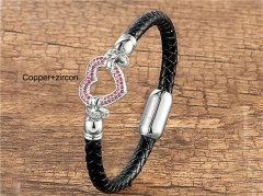 HY Wholesale Leather Jewelry Popular Leather Bracelets-HY0118B170