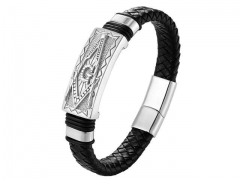 HY Wholesale Leather Jewelry Popular Leather Bracelets-HY0117B423