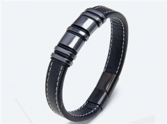 HY Wholesale Leather Jewelry Popular Leather Bracelets-HY0118B562