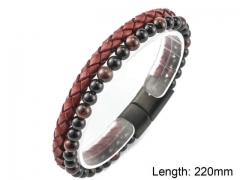 HY Wholesale Leather Jewelry Popular Leather Bracelets-HY0108B049
