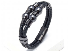 HY Wholesale Leather Jewelry Popular Leather Bracelets-HY0118B066