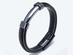 HY Wholesale Leather Jewelry Popular Leather Bracelets-HY0118B409