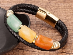 HY Wholesale Leather Jewelry Popular Leather Bracelets-HY0118B059