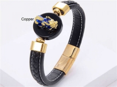 HY Wholesale Leather Jewelry Popular Leather Bracelets-HY0118B090