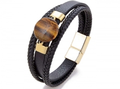 HY Wholesale Leather Jewelry Popular Leather Bracelets-HY0118B608