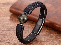 HY Wholesale Leather Jewelry Popular Leather Bracelets-HY0118B428