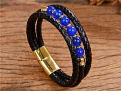 HY Wholesale Leather Jewelry Popular Leather Bracelets-HY0118B443