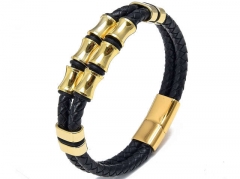 HY Wholesale Leather Jewelry Popular Leather Bracelets-HY0118B027