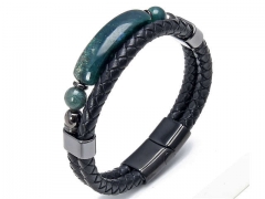 HY Wholesale Leather Jewelry Popular Leather Bracelets-HY0118B914
