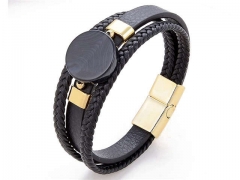 HY Wholesale Leather Jewelry Popular Leather Bracelets-HY0118B609