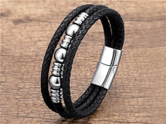 HY Wholesale Leather Jewelry Popular Leather Bracelets-HY0118B128