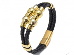 HY Wholesale Leather Jewelry Popular Leather Bracelets-HY0118B069