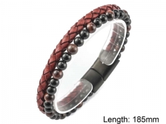 HY Wholesale Leather Jewelry Popular Leather Bracelets-HY0108B047
