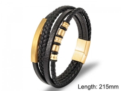 HY Wholesale Leather Jewelry Popular Leather Bracelets-HY0108B075
