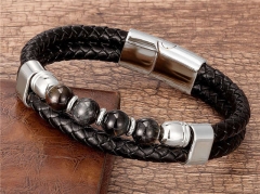 HY Wholesale Leather Jewelry Popular Leather Bracelets-HY0118B052