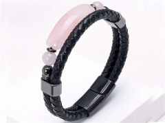 HY Wholesale Leather Jewelry Popular Leather Bracelets-HY0118B921