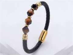HY Wholesale Leather Jewelry Popular Leather Bracelets-HY0118B529