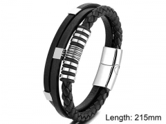 HY Wholesale Leather Jewelry Popular Leather Bracelets-HY0108B044