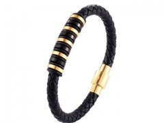 HY Wholesale Leather Jewelry Popular Leather Bracelets-HY0117B212