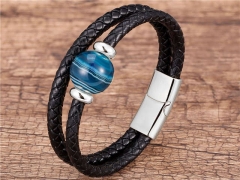 HY Wholesale Leather Jewelry Popular Leather Bracelets-HY0118B464