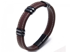 HY Wholesale Leather Jewelry Popular Leather Bracelets-HY0118B695