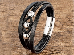 HY Wholesale Leather Jewelry Popular Leather Bracelets-HY0118B282