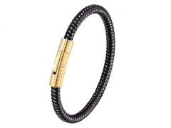 HY Wholesale Leather Jewelry Popular Leather Bracelets-HY0117B411