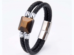 HY Wholesale Leather Jewelry Popular Leather Bracelets-HY0118B265