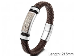 HY Wholesale Leather Jewelry Popular Leather Bracelets-HY0108B022