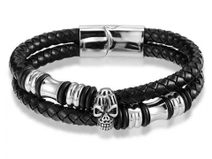 HY Wholesale Leather Jewelry Popular Leather Bracelets-HY0117B248
