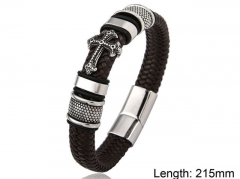HY Wholesale Leather Jewelry Popular Leather Bracelets-HY0108B055