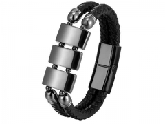 HY Wholesale Leather Jewelry Popular Leather Bracelets-HY0117B354