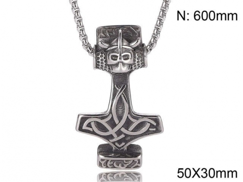 HY Wholesale Necklaces Stainless Steel 316L Jewelry Necklaces-HY0010P118