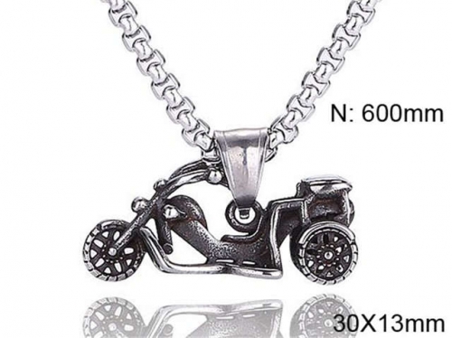 HY Wholesale Necklaces Stainless Steel 316L Jewelry Necklaces-HY0010P085